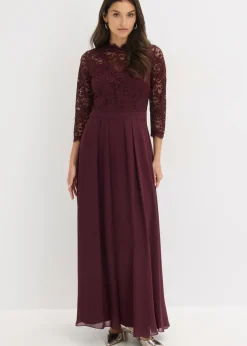 Hot Vestido maxi con encaje Mujer Vestidos|Tallas Pequeñas
