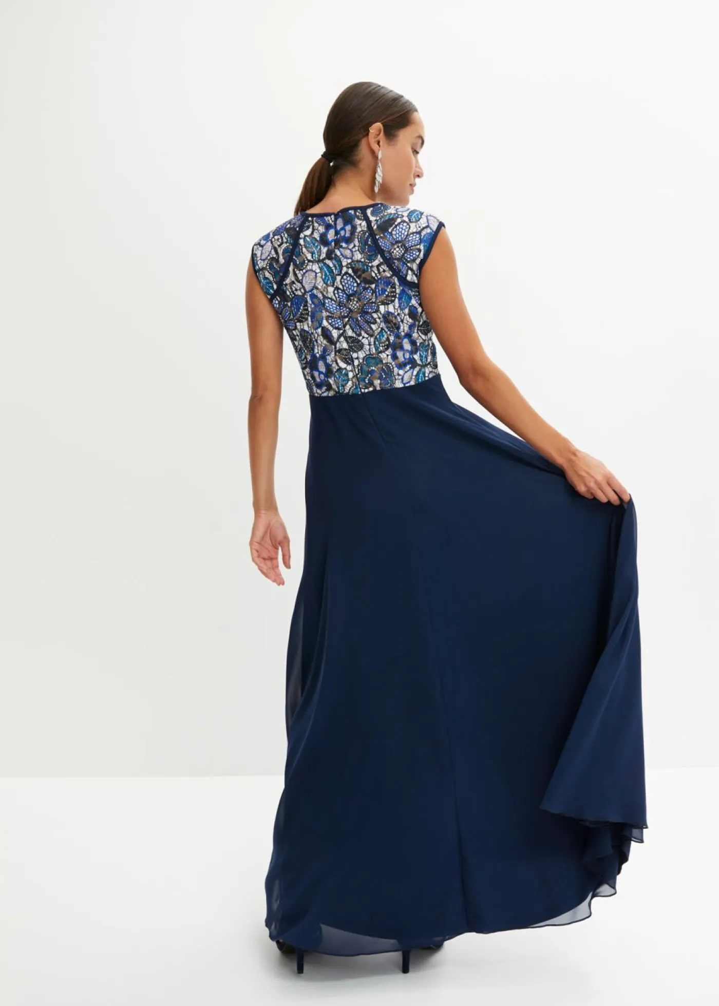Discount Vestido maxi con encaje Mujer Vestidos|Ropa Elegante