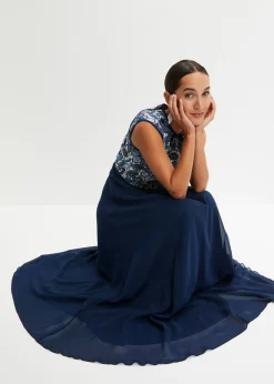 Discount Vestido maxi con encaje Mujer Vestidos|Ropa Elegante