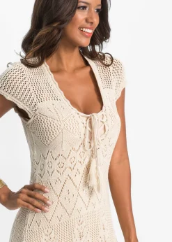 Online Vestido maxi de croché Mujer Vestidos|Ropa De Punto