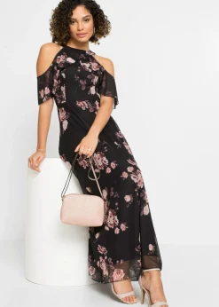 Best Vestido maxi de malla Mujer Vestidos
