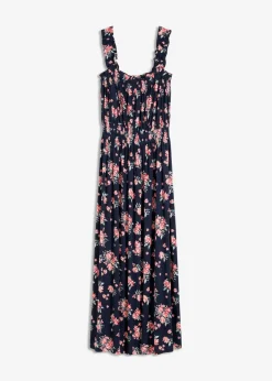 Online Vestido maxi de mezcla de viscosa fluida Mujer Vestidos