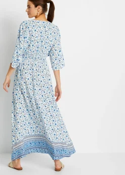 Online Vestido maxi de viscosa pura Mujer Vestidos