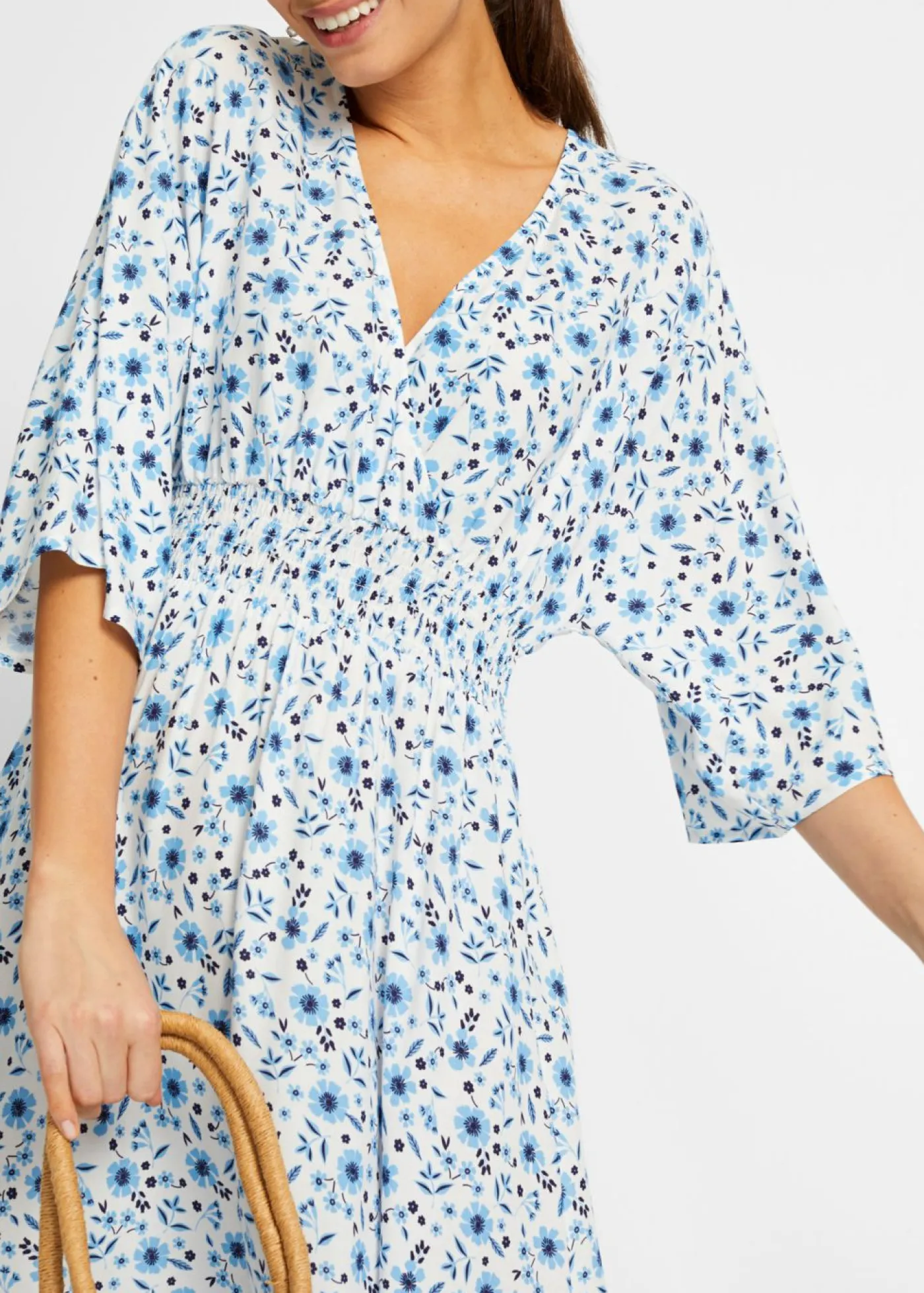 Online Vestido maxi de viscosa pura Mujer Vestidos