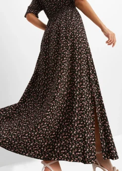 Online Vestido maxi de viscosa pura Mujer Vestidos