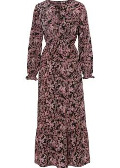 Clearance Vestido maxi de viscosa pura Mujer Vestidos