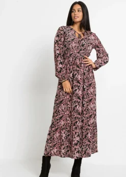 Clearance Vestido maxi de viscosa pura Mujer Vestidos