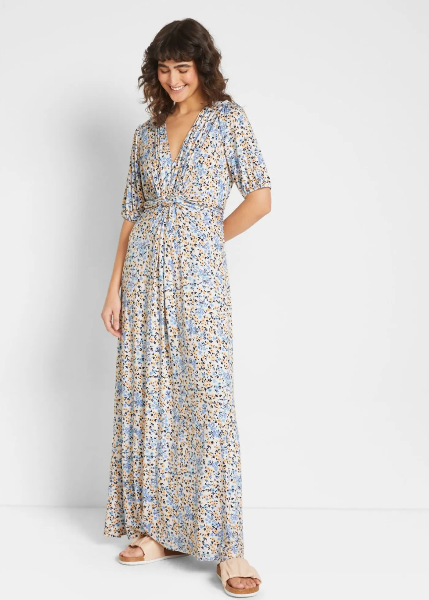 New Vestido maxi premamá/de lactancia de punto Mujer Premamá