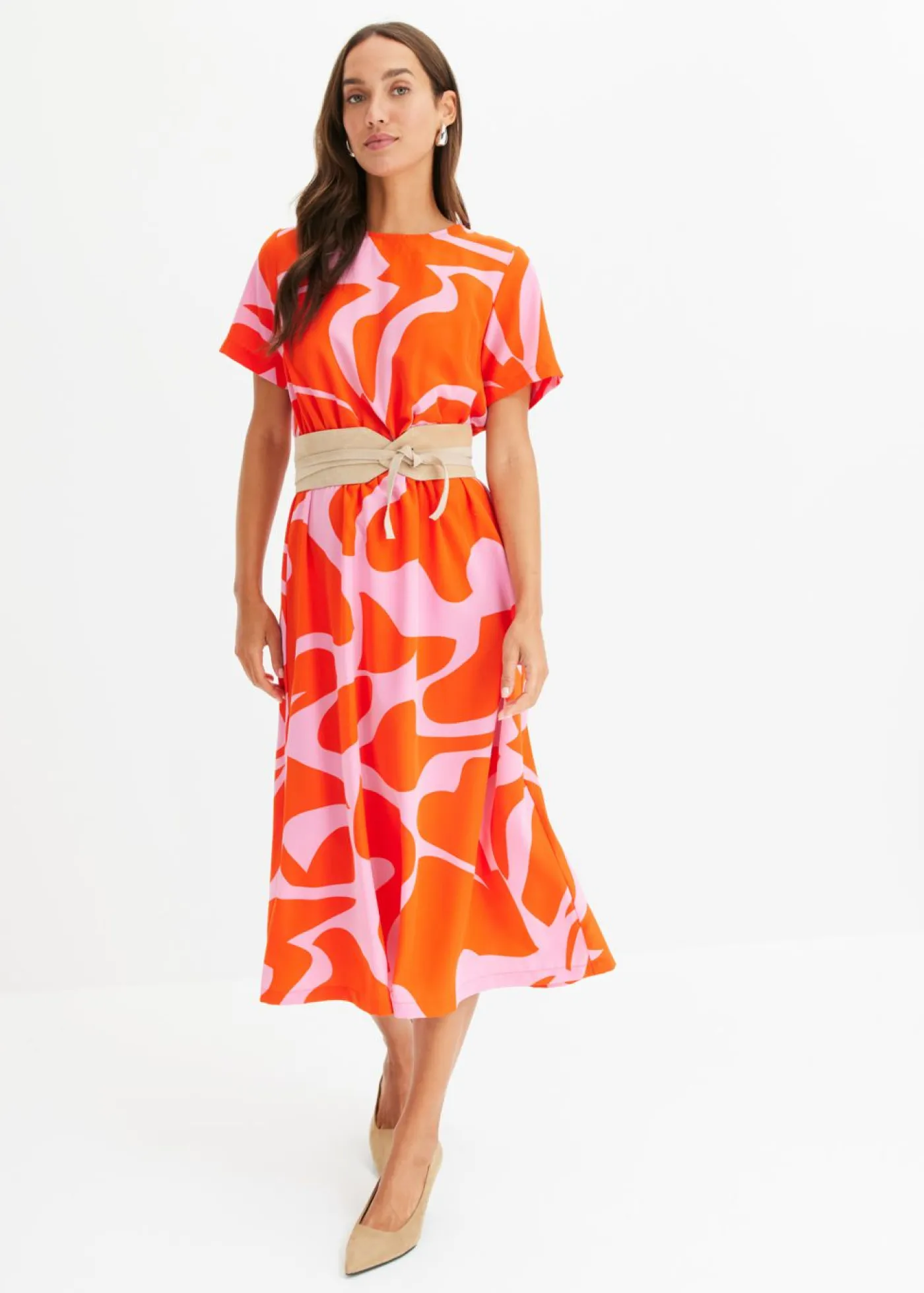 Online Vestido midi Mujer Tallas Pequeñas
