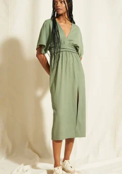 Clearance Vestido midi Mujer Vestidos