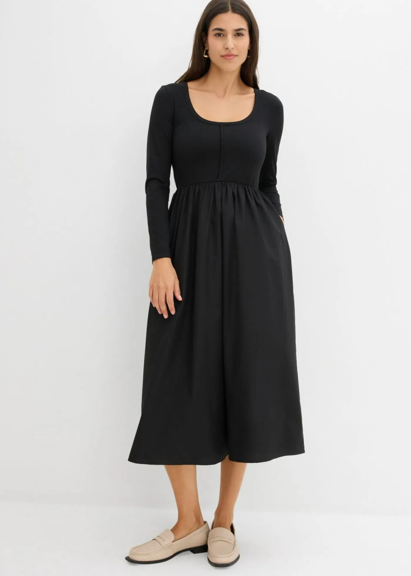 Online Vestido midi Mujer Esenciales|Vestidos