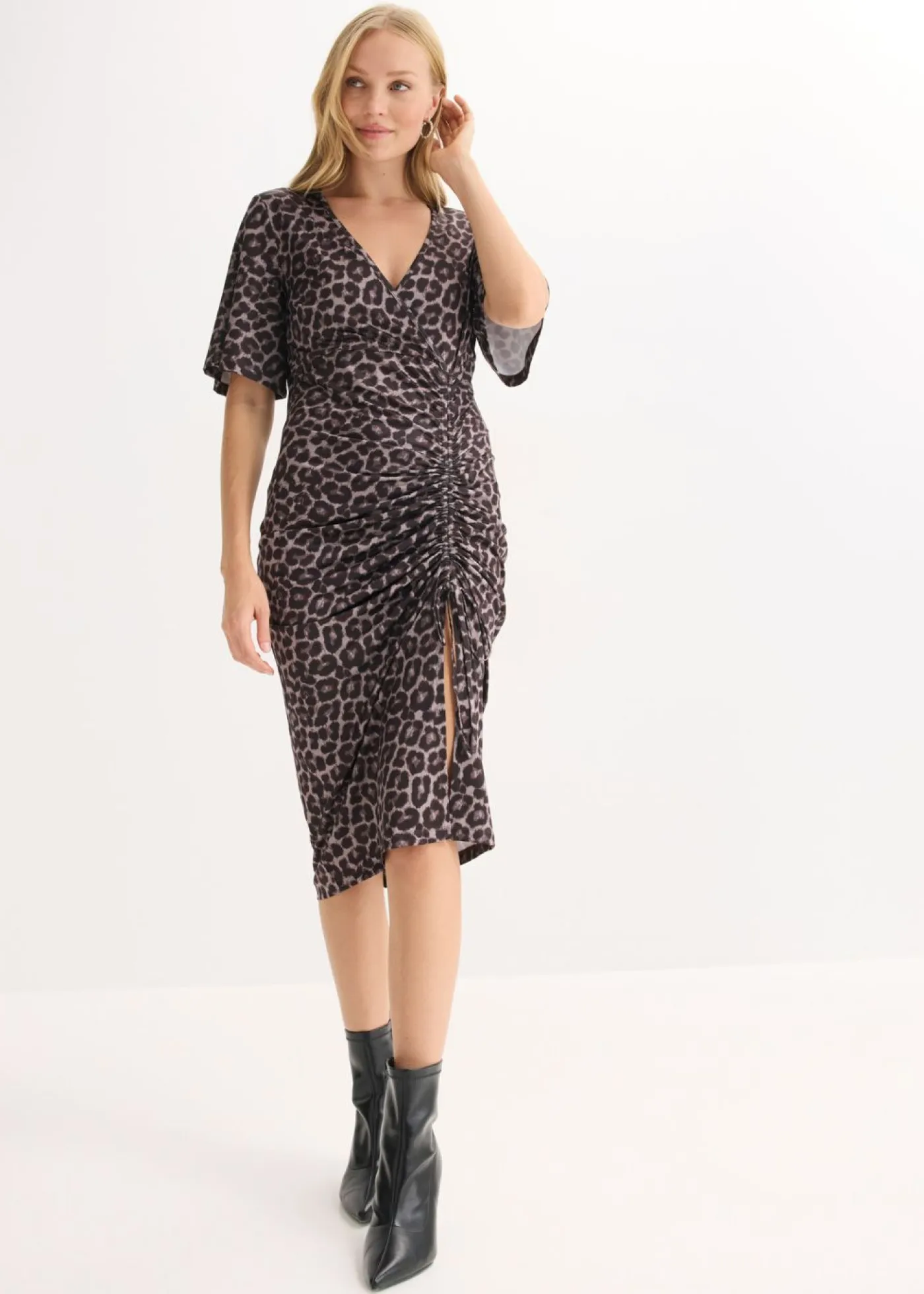 Clearance Vestido midi ajustado Mujer Vestidos|Novedades