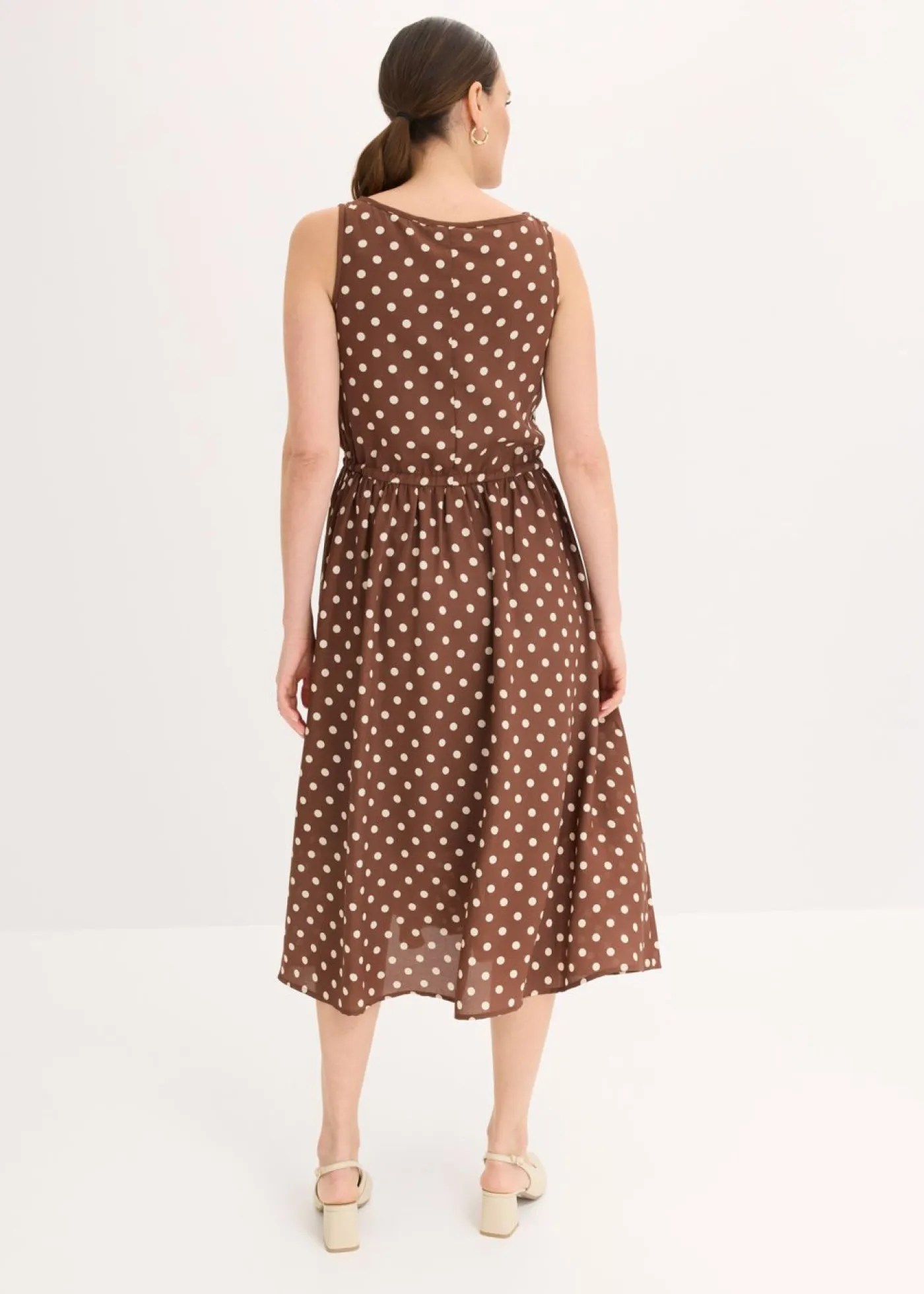 Discount Vestido midi con cordón Mujer Vestidos