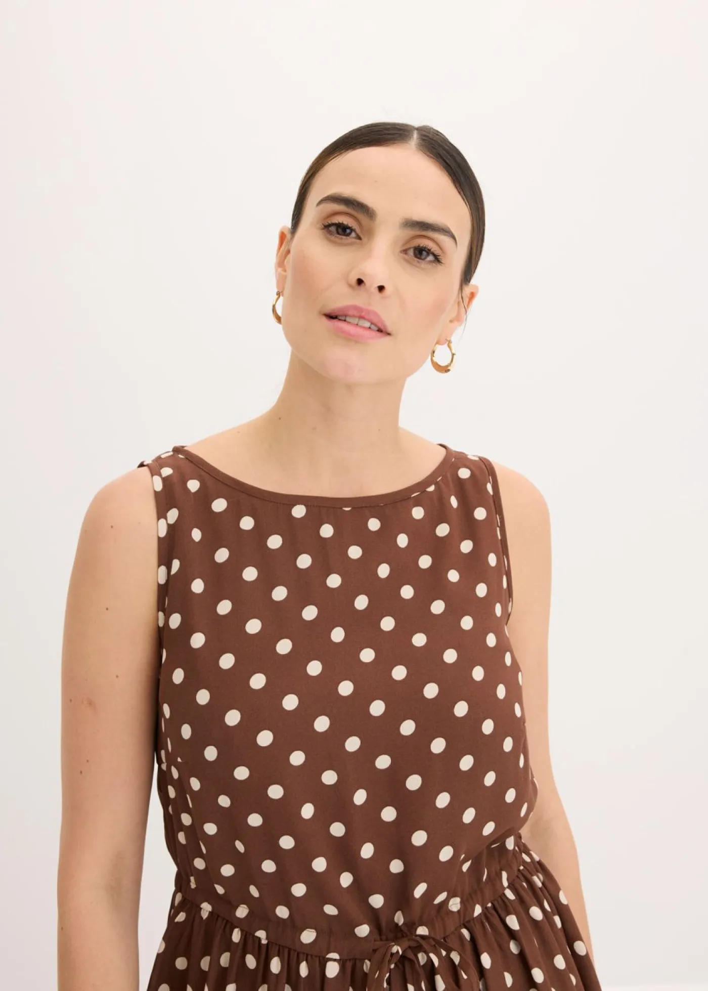 Discount Vestido midi con cordón Mujer Vestidos