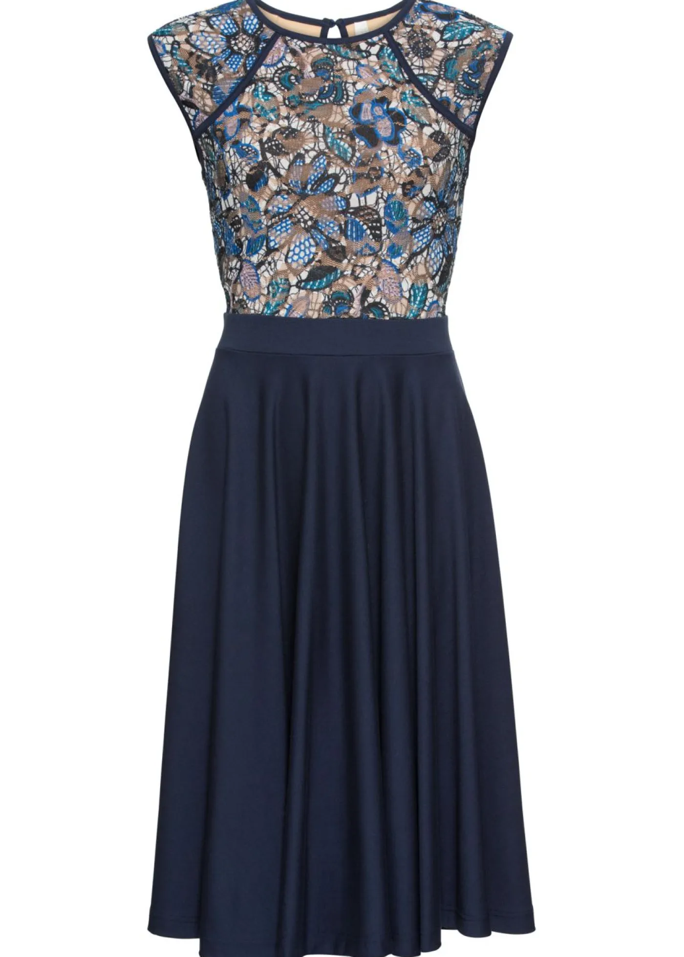 Discount Vestido midi con encaje Mujer Vestidos|Novedades