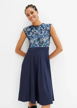 Discount Vestido midi con encaje Mujer Vestidos|Novedades