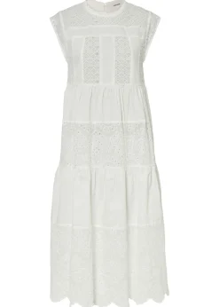 Discount Vestido midi con encaje Mujer Vestidos