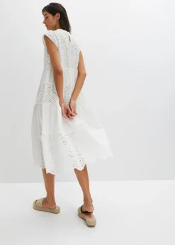 Discount Vestido midi con encaje Mujer Vestidos