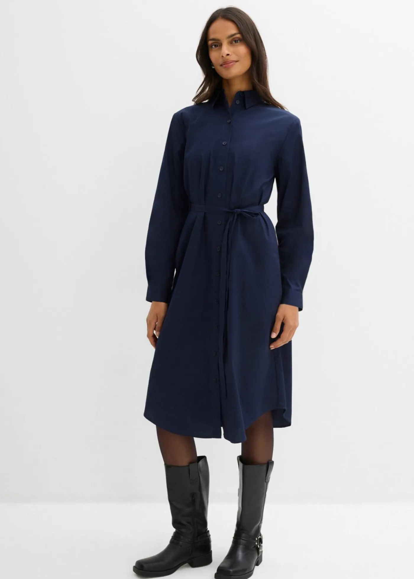 Hot Vestido midi de algodón orgánico puro Mujer Esenciales|Vestidos