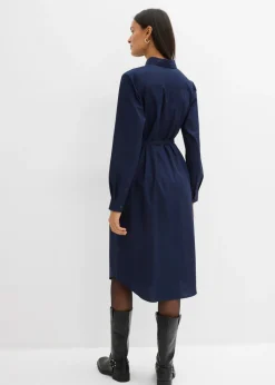 Hot Vestido midi de algodón orgánico puro Mujer Esenciales|Vestidos
