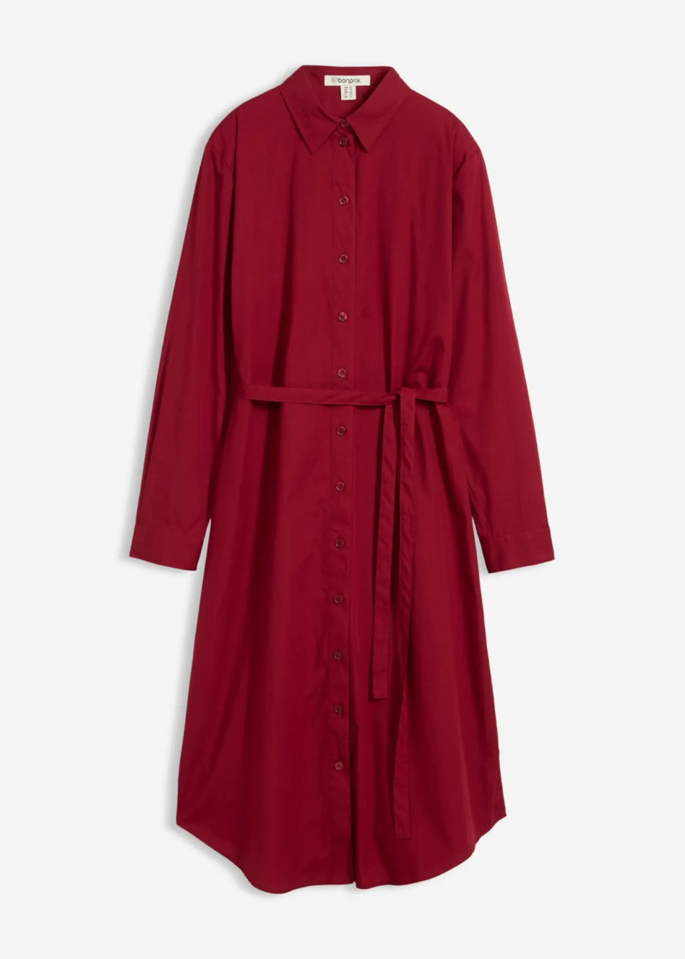Clearance Vestido midi de algodón orgánico puro Mujer Esenciales|Vestidos