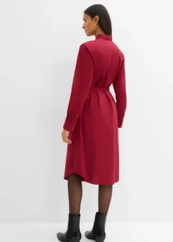 Clearance Vestido midi de algodón orgánico puro Mujer Esenciales|Vestidos