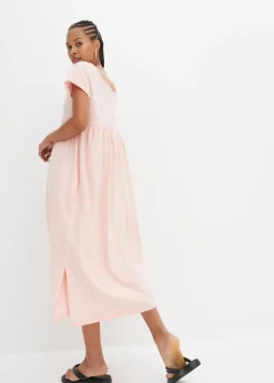Sale Vestido midi de algodón orgánico puro Mujer Vestidos