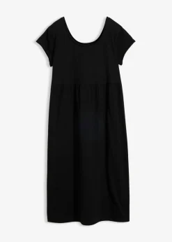 New Vestido midi de algodón orgánico puro Mujer Vestidos|Tallas Pequeñas