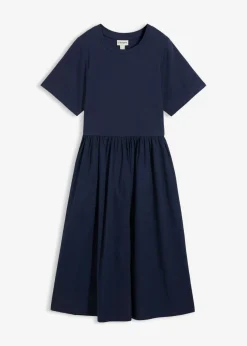 Discount Vestido midi de algodón puro Mujer Esenciales|Vestidos