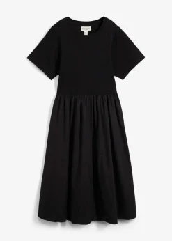 Sale Vestido midi de algodón puro Mujer Esenciales|Vestidos