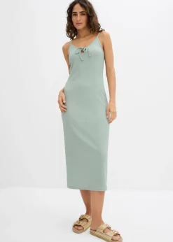 Discount Vestido midi de crepé ligero Mujer Vestidos