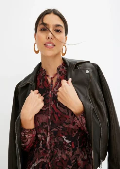 Hot Vestido midi de malla Mujer Vestidos