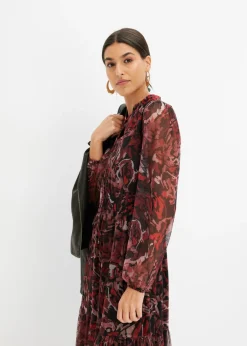 Hot Vestido midi de malla Mujer Vestidos
