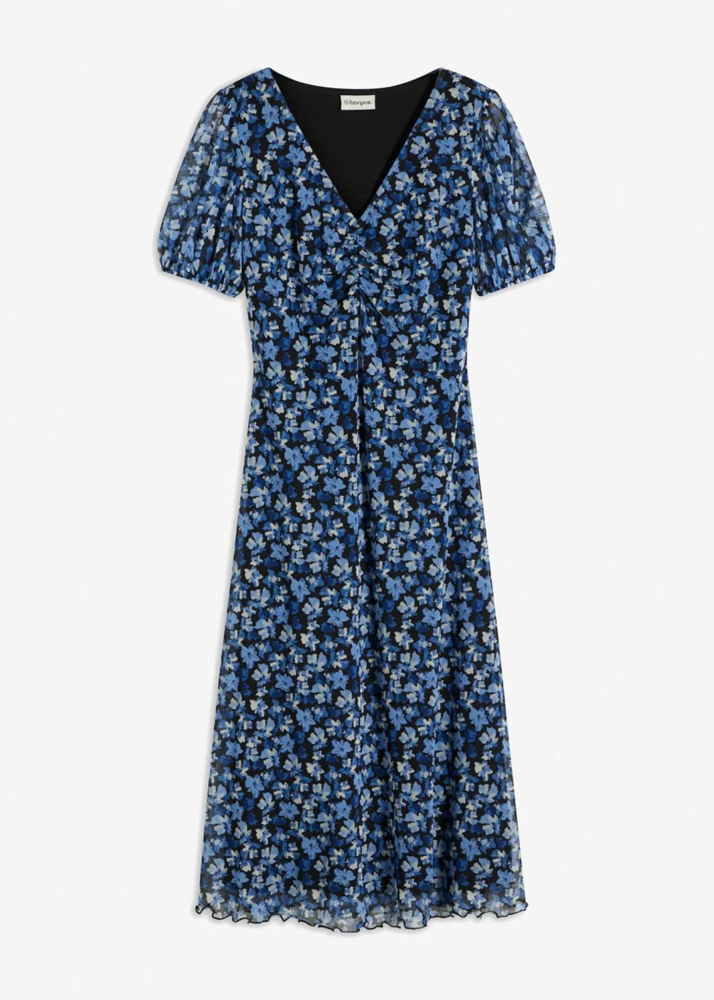 Discount Vestido midi de malla estampado Mujer Vestidos|Tallas Pequeñas
