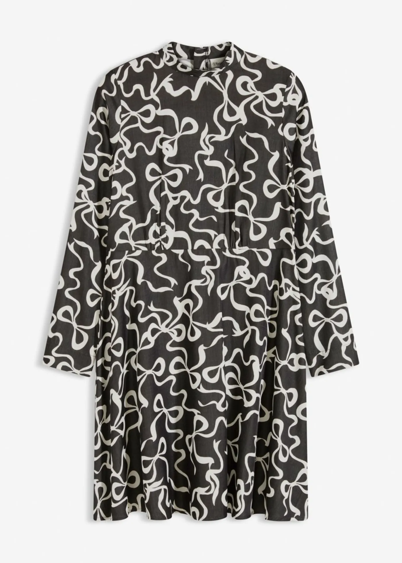 Best Vestido midi de mezcla de viscosa fluida Mujer Vestidos