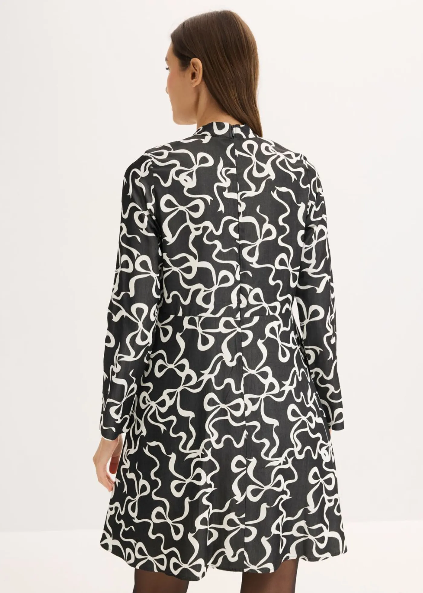 Best Vestido midi de mezcla de viscosa fluida Mujer Vestidos