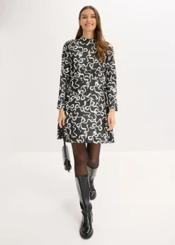 Best Vestido midi de mezcla de viscosa fluida Mujer Vestidos