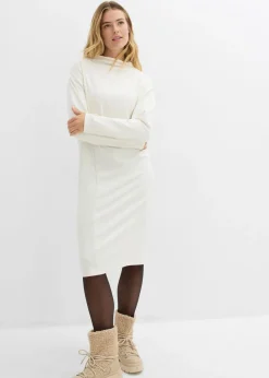 Discount Vestido midi de mezcla de viscosa Mujer Vestidos