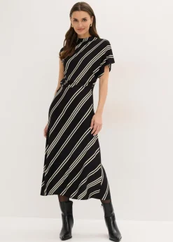 Clearance Vestido midi de mezcla de viscosa suave Mujer Vestidos