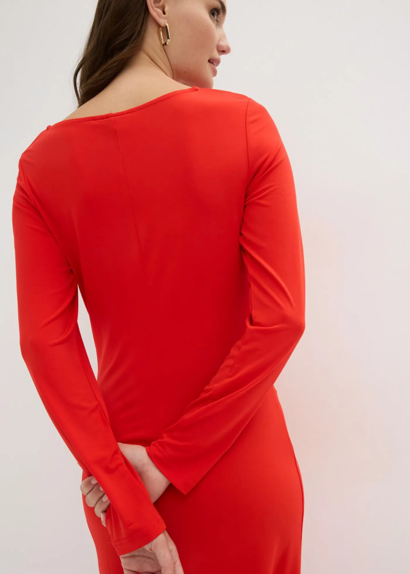 Discount Vestido midi de punto Mujer Vestidos