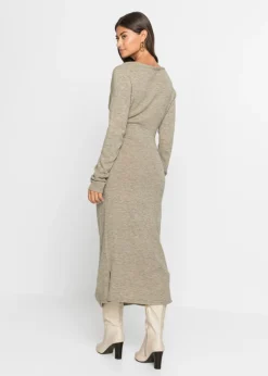 Vestido midi de punto Mujer Vestidos|Ropa De Punto