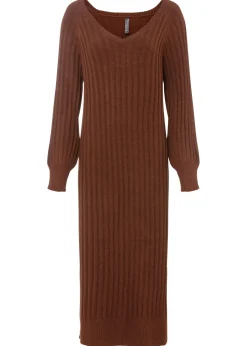 Best Vestido midi de punto Mujer Vestidos|Ropa De Punto
