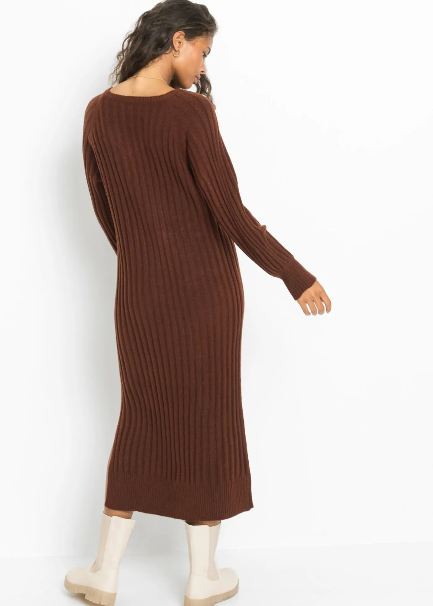 Best Vestido midi de punto Mujer Vestidos|Ropa De Punto