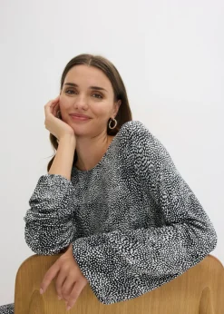 Hot Vestido midi de punto de mezcla de viscosa Mujer Vestidos