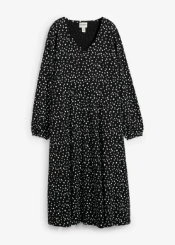 Best Vestido midi de punto de algodón Mujer Vestidos