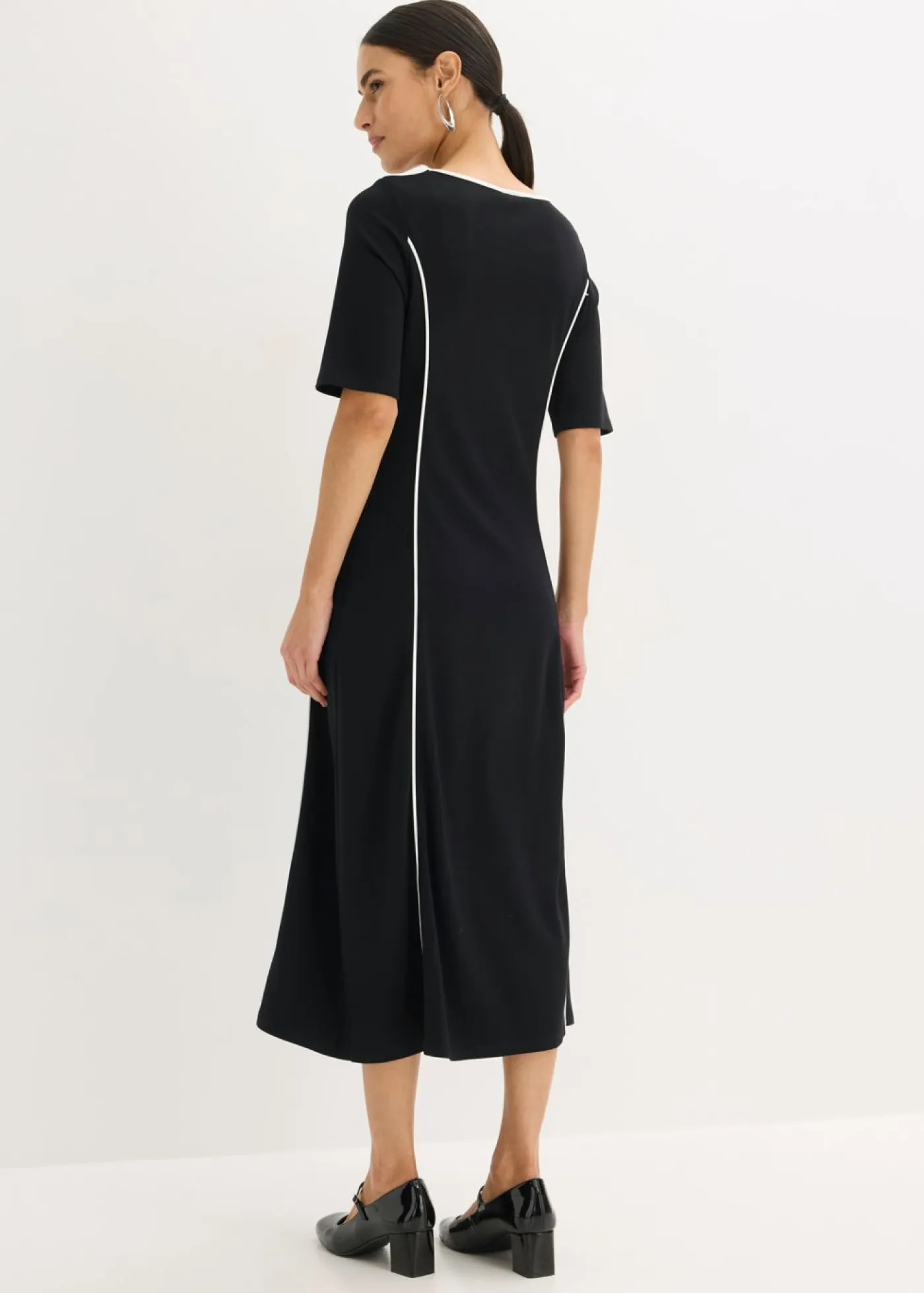 Outlet Vestido midi de Punto di Roma Mujer Vestidos
