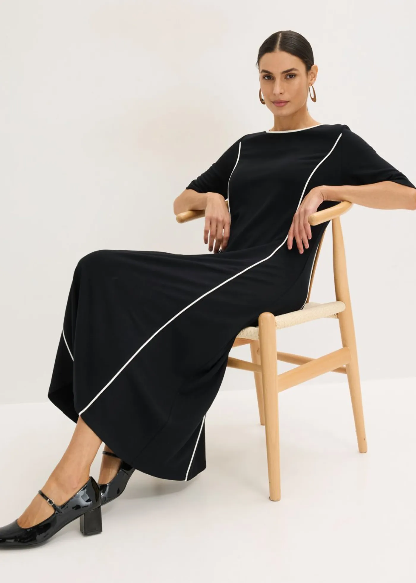 Outlet Vestido midi de Punto di Roma Mujer Vestidos