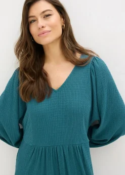 Discount Vestido midi de punto estructurado Mujer Vestidos|Novedades