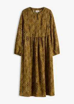 Sale Vestido midi de satén fluido Mujer Vestidos