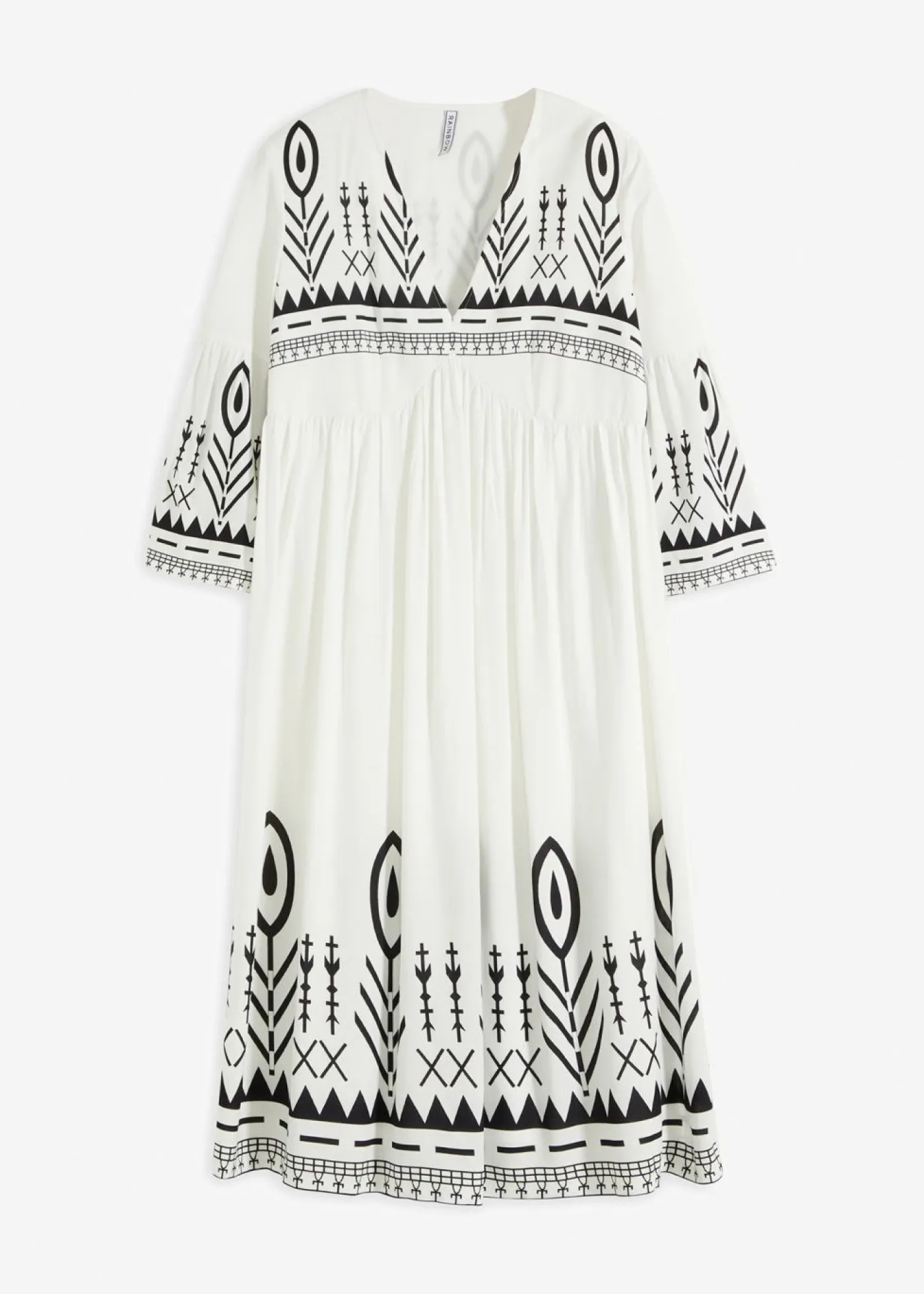 Hot Vestido midi de viscosa fluida Mujer Vestidos